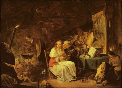 Scena di incantamento da David Teniers the Younger