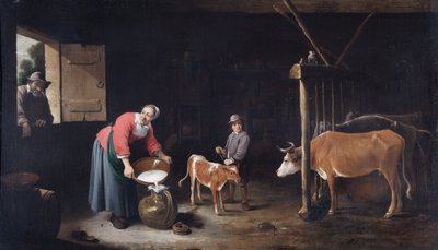 Interno di una stalla, c.1640-50 da David Teniers the Younger