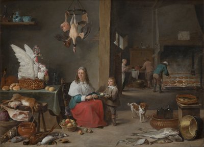 Interno di cucina da David Teniers the Younger