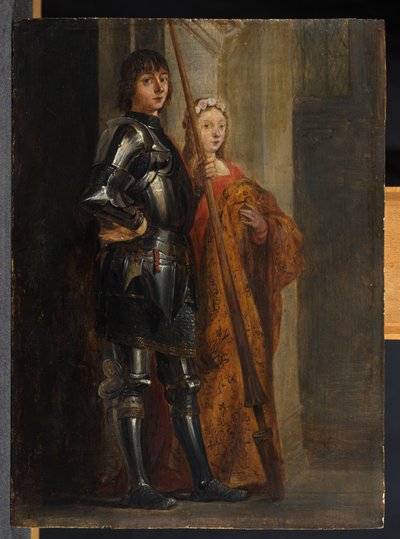 Santi Giorgio e Cecilia (dopo Antonello da Messina) da David Teniers the Younger