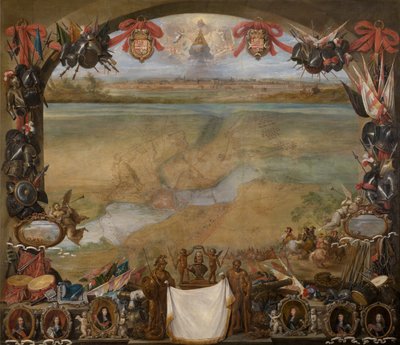 La Città di Valenciennes da David the Younger Teniers