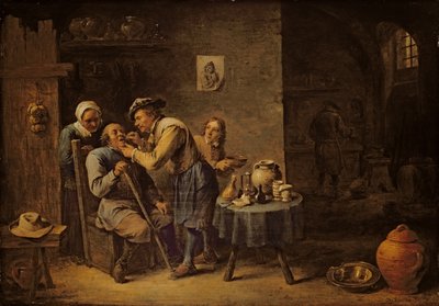 Il dentista da David the Younger Teniers