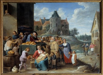 Le sette opere di misericordia da David Teniers the Younger