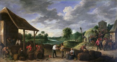 La vendemmia da David Teniers the Younger