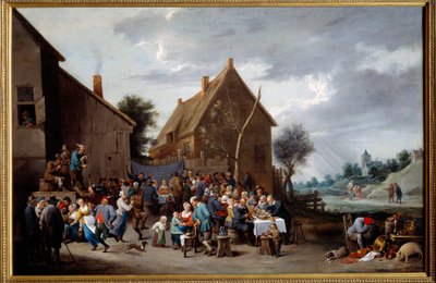 Il matrimonio del villaggio da David Teniers the Younger