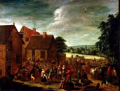 Celebrazioni del villaggio da David Teniers the Younger