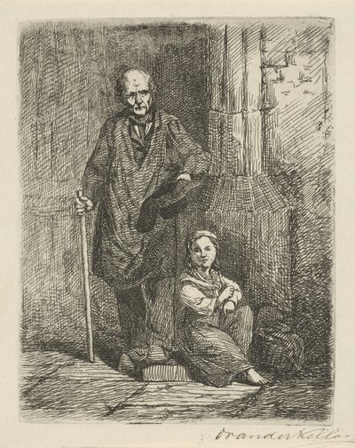 Mendicante da David van der Kellen