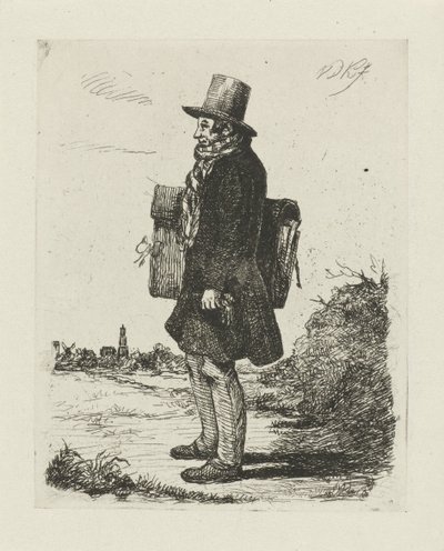 Ritratto di Hermanus Jan Hendrik Rijkelijkhuizen da David van der Kellen