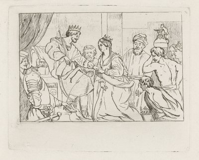 Salomone e la regina di Saba da David van der Kellen
