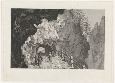 Passaggio nelle rocce da David van der Kellen