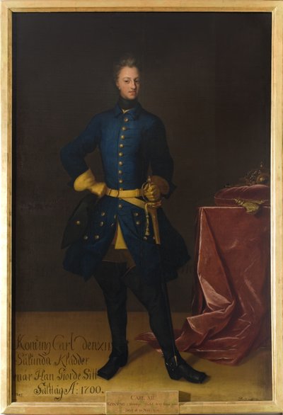 Ritratto del Re Carlo XII di Svezia da David von Krafft