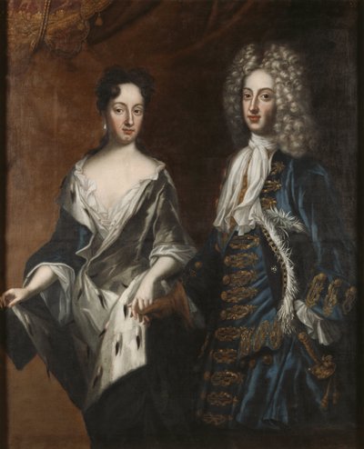 Federico IV, duca di Holstein-Gottorp e duchessa Hedvig Sophia da David von Krafft