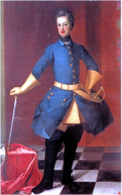 Ritratto di Carlo Federico di Holstein-Gottorp (1700-1739) da David von Krafft
