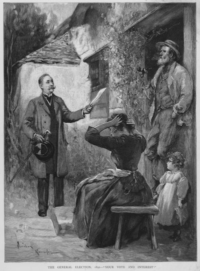 Campagna elettorale per le elezioni generali britanniche del 1892 da Davidson Knowles