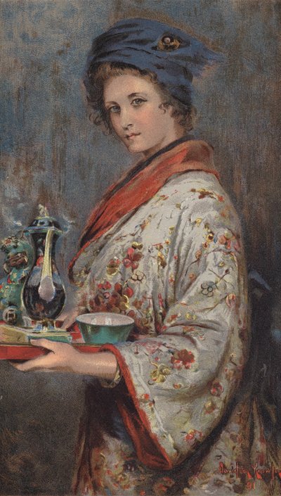 La ragazza del tè da Davidson Knowles