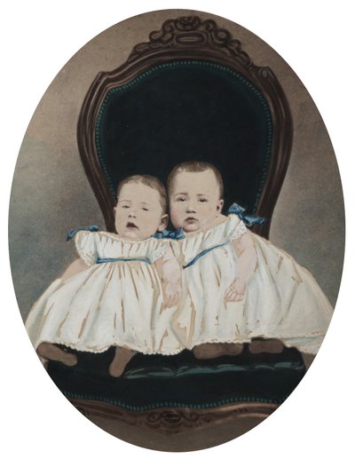 Gemelli, c. 1870 da Davis Brothers