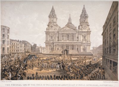 Funerale del Duca di Wellington, Cattedrale di St Paul, Città di Londra, 18 novembre 1852 da Day and Son