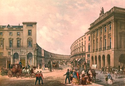 Il Quadrante, Regent Street, c1852 da Day and Son