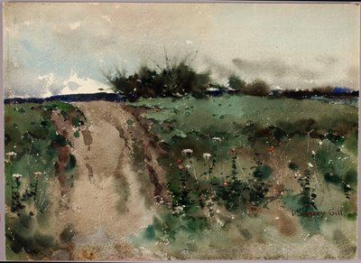Schizzo di paesaggio da De Lancey Gill