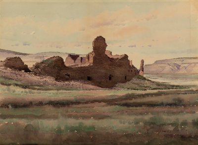 Rovine di Pueblo Bonito, Chaco Canyon, Nuovo Messico, 1888 da De Lancey Gill