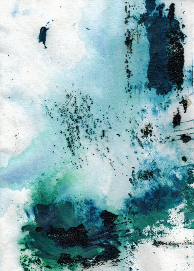 Flusso blu-verde intenso da Deb Chaney