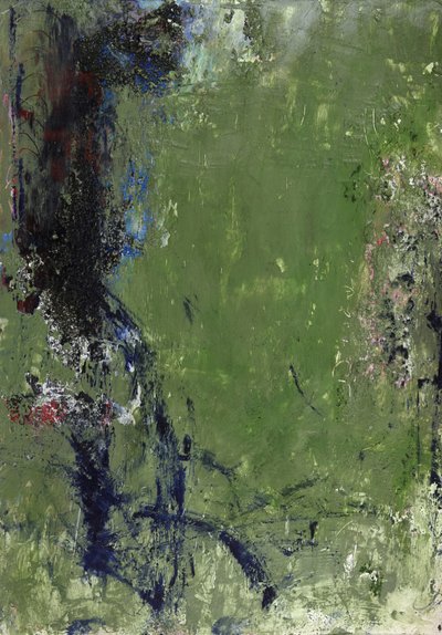 Astrazione dinamica in verde da Deb Chaney