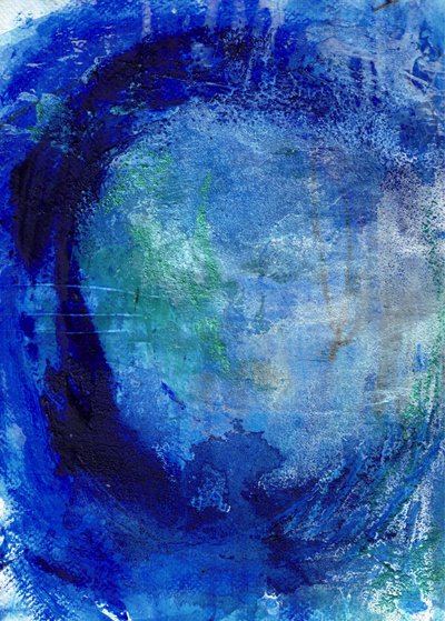 Profondità blu fluide da Deb Chaney