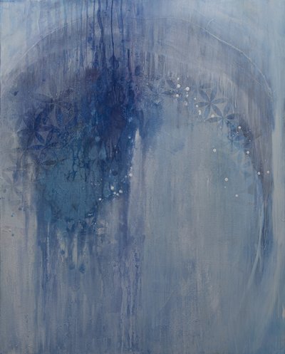 Geometria sacra blu da Deb Chaney