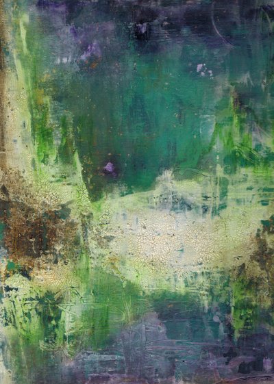 Astratto verde con texture da Deb Chaney