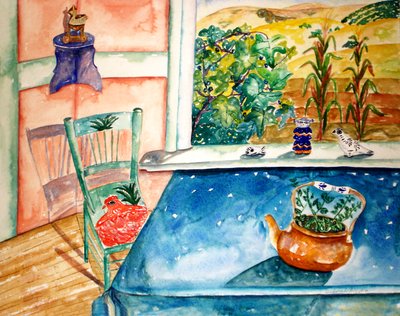 Tavolo blu da Deborah Eve Alastra