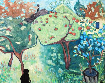 Vista di Chauncey, 2023 (olio su tela) da Deborah Eve Alastra