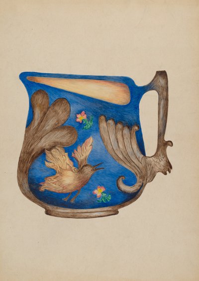 Brocca di Maiolica da Della Button