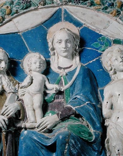 Vergine e Bambino con Santi da Della Robbia (workshop of)