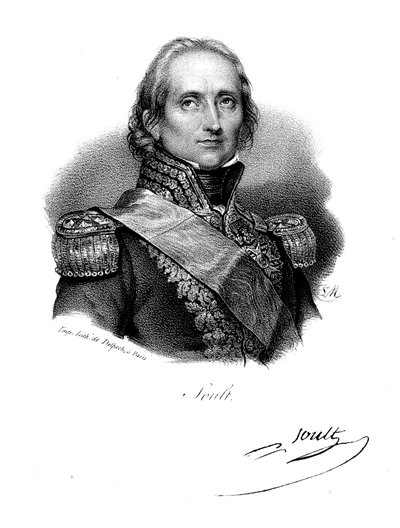 Nicolas Jean de Dieu Soult, soldato e statista francese, c1830 da Delpech