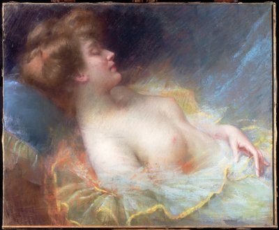 Giovane donna che dorme da Delphin Enjolras