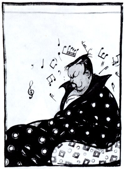 Compositore Alexander Glazunov 1865-1936, 1915 da Deni