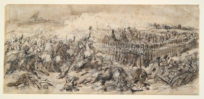 Scena di battaglia (Studio per La 2ª Cavalleria Leggera che resiste all