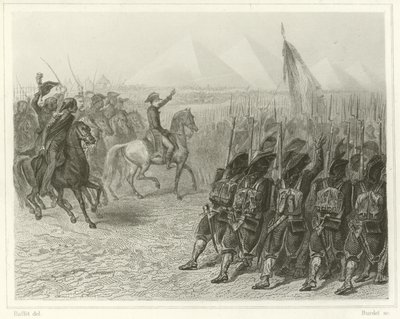 Battaglia delle Piramidi da Denis Auguste Marie Raffet