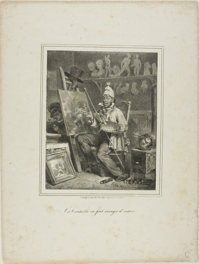Queste croste fanno mangiare gli altri da Denis Auguste Marie Raffet