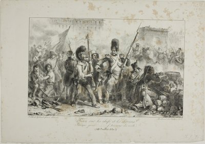 Fuoco sui leader e sulla cavalleria... da Denis Auguste Marie Raffet