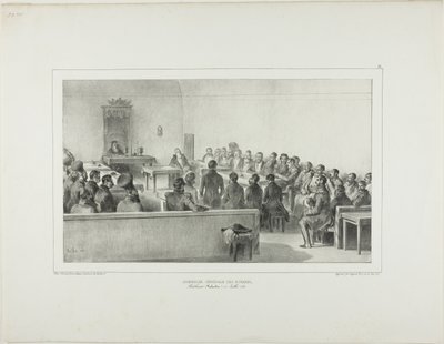 Assemblea generale dei boiardi, Bucarest, Valacchia, 15 luglio 1837 da Denis Auguste Marie Raffet