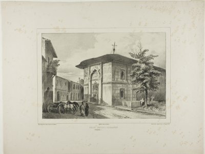 Chiesa greca, Bucarest, Valacchia, 15 luglio 1837 da Denis Auguste Marie Raffet