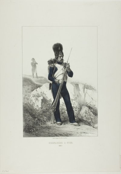 Granatiere a piedi, Elba da Denis Auguste Marie Raffet