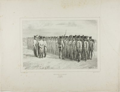 Fanteria ungherese, Presburgo, 2 luglio 1837 da Denis Auguste Marie Raffet