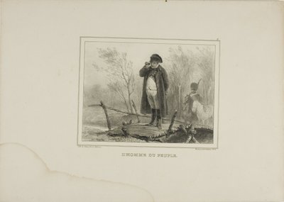Uomo del popolo da Denis Auguste Marie Raffet