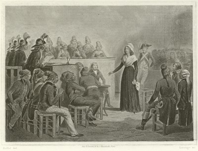Maria Antonietta al Tribunale Rivoluzionario da Denis Auguste Marie Raffet