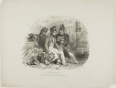 Prigione militare da Denis Auguste Marie Raffet