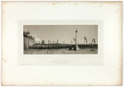 Apertura della Prima Parallela, da Souvenirs d