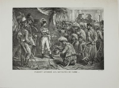 Concessa la grazia ai ribelli del Cairo da Denis Auguste Marie Raffet
