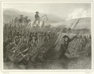 Passaggio del Tagliamento da Denis Auguste Marie Raffet